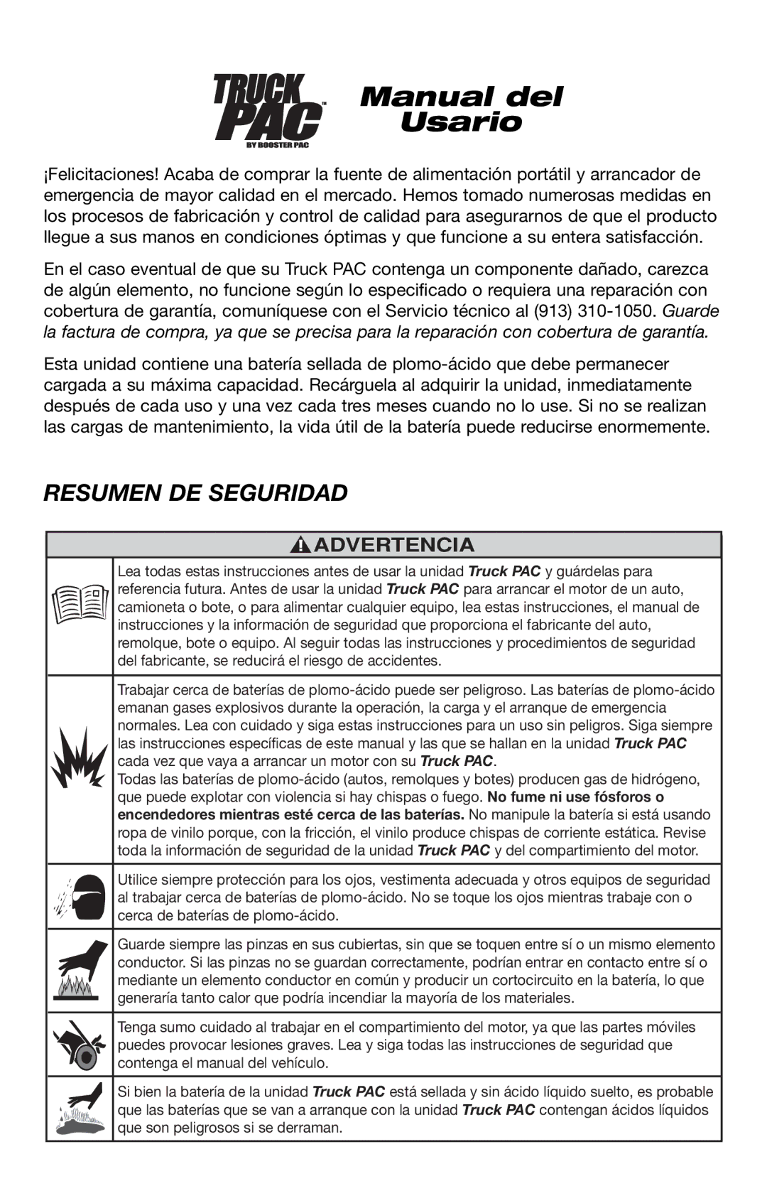 T-Tech ES8000, ES6000 user manual Manual del Usario, Resumen DE Seguridad 