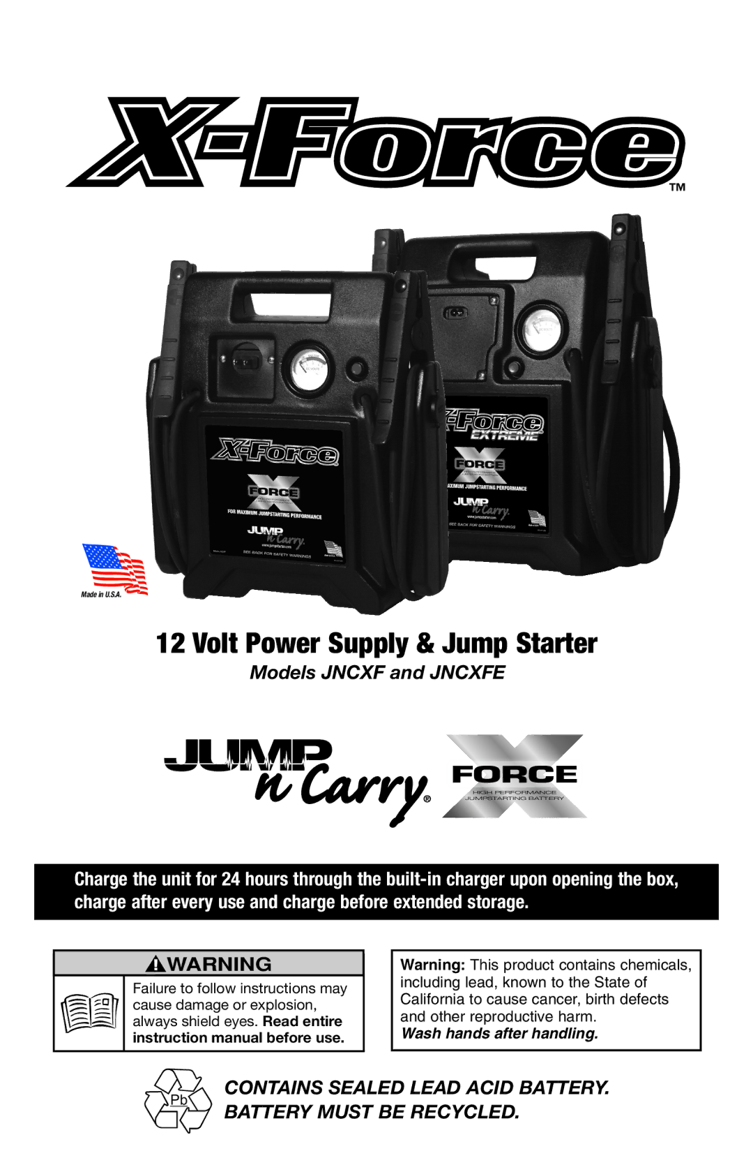 T-Tech JNCXFE instruction manual Force 