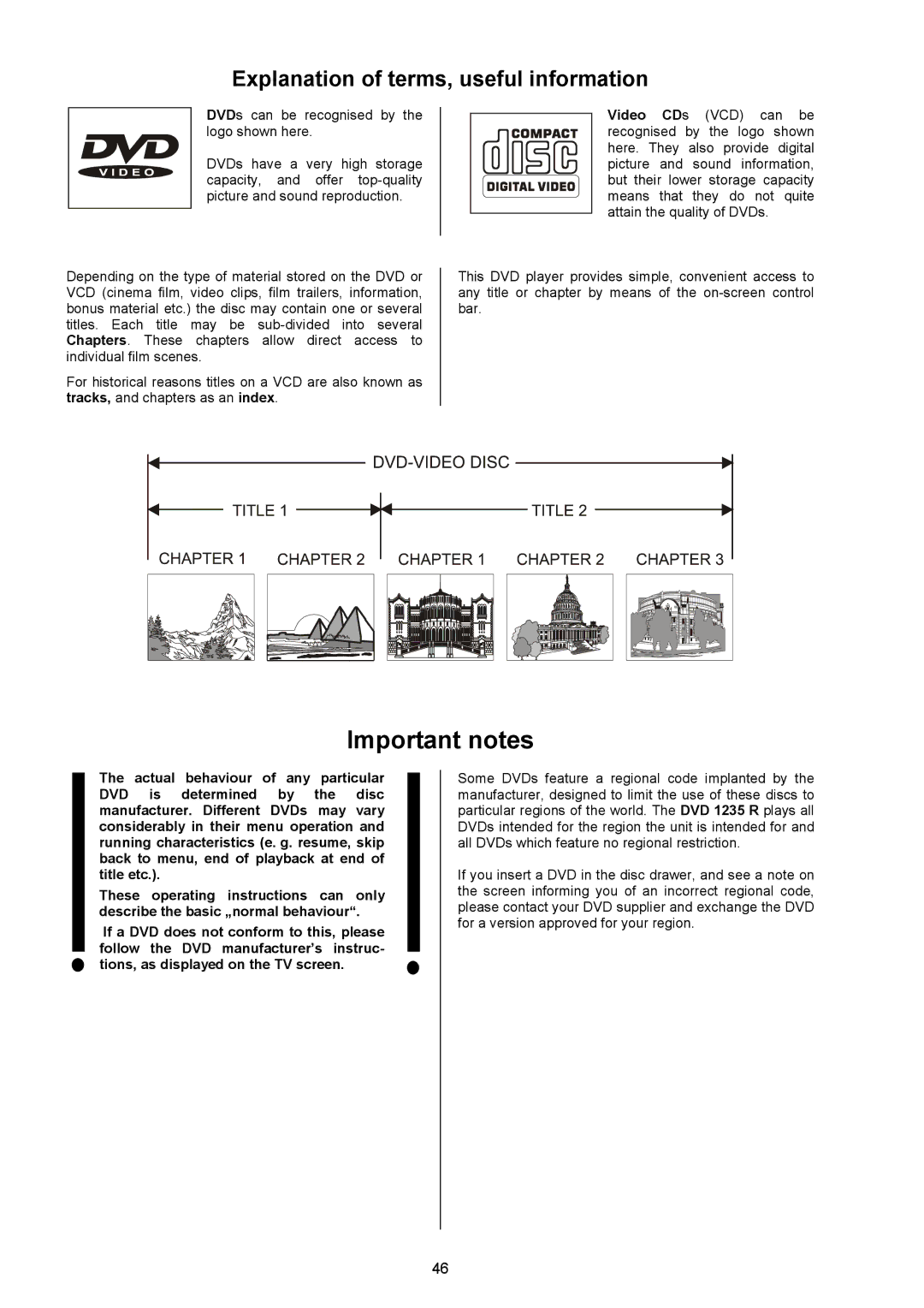 T+A Elektroakustik 1235 R user manual Important notes, Explanation of terms, useful information 