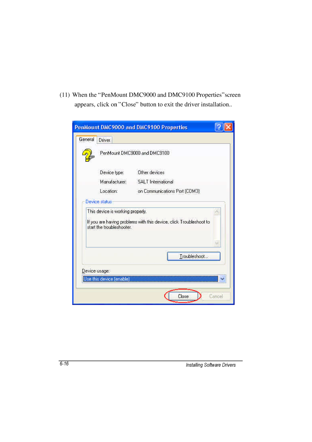 TAG 100 manual Installing Software Drivers 