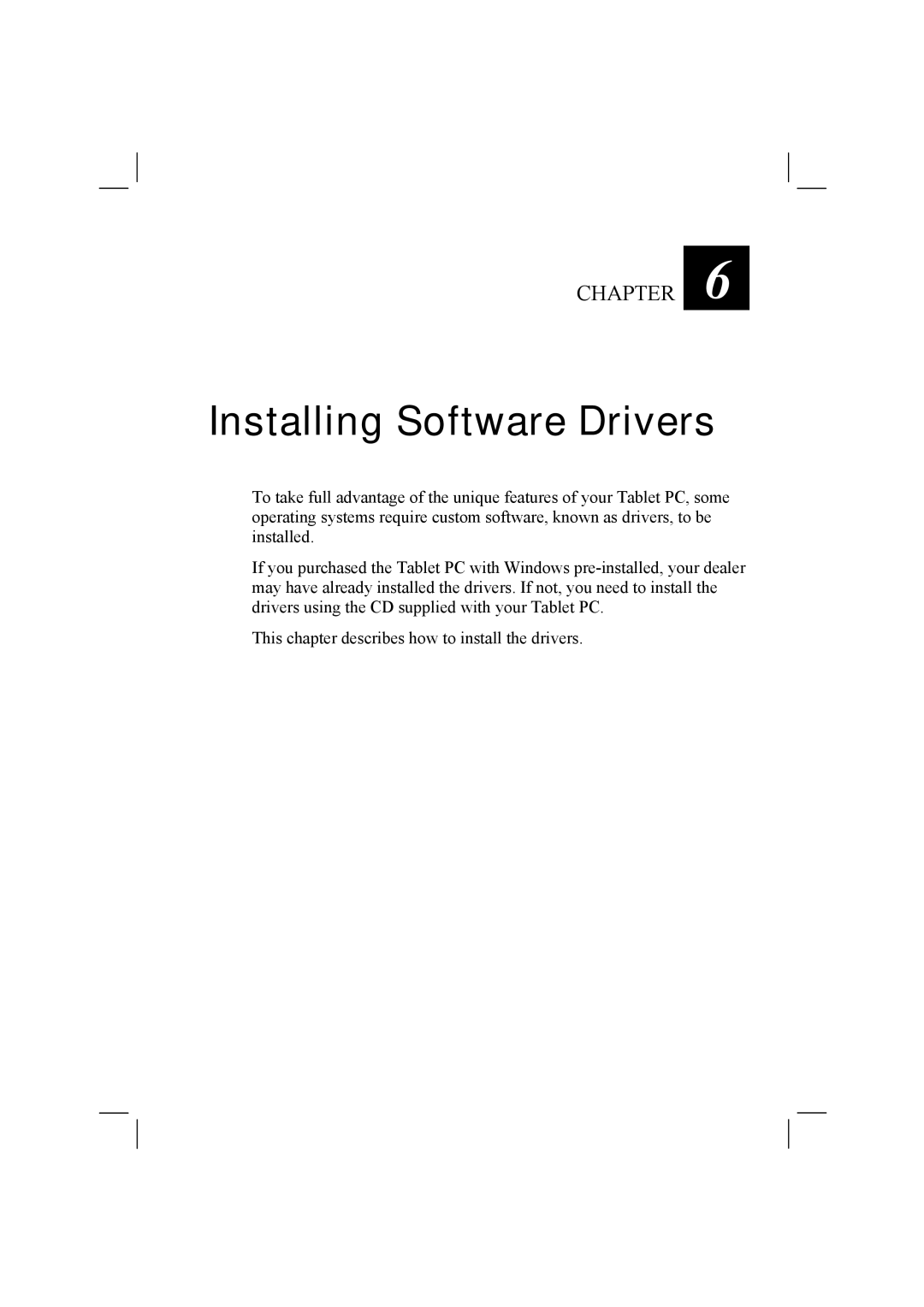 TAG 20 Series manual Installing Software Drivers 