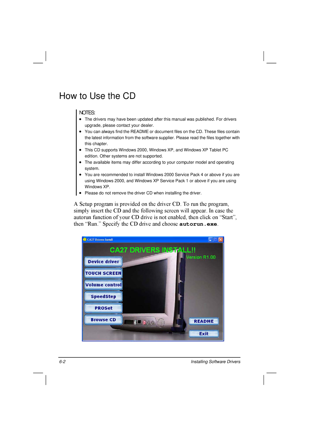 TAG 20 Series manual How to Use the CD 