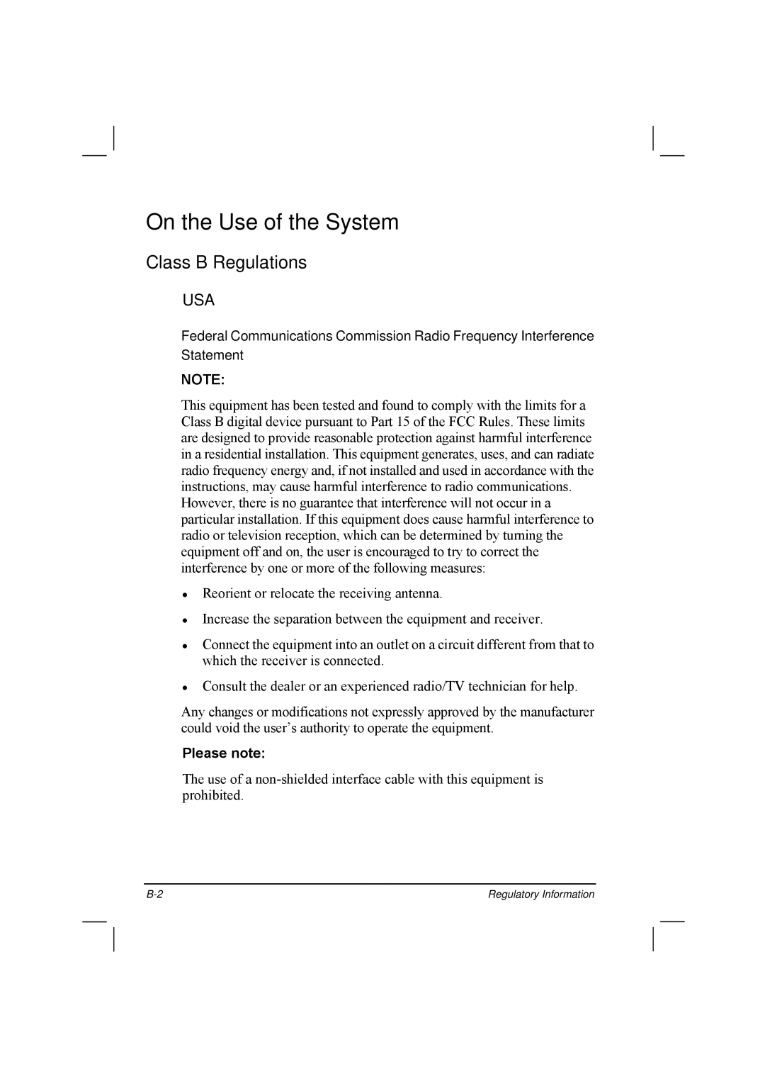 TAG 20 Series manual Regulatory Information 