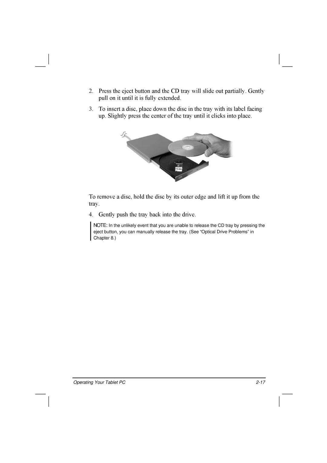 TAG 20 Series manual Operating Your Tablet PC 