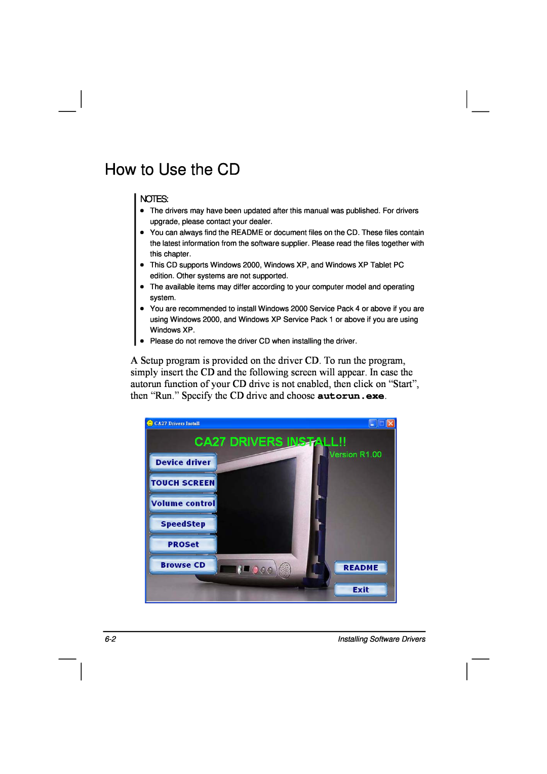 TAG 20 Series manual How to Use the CD, Installing Software Drivers 
