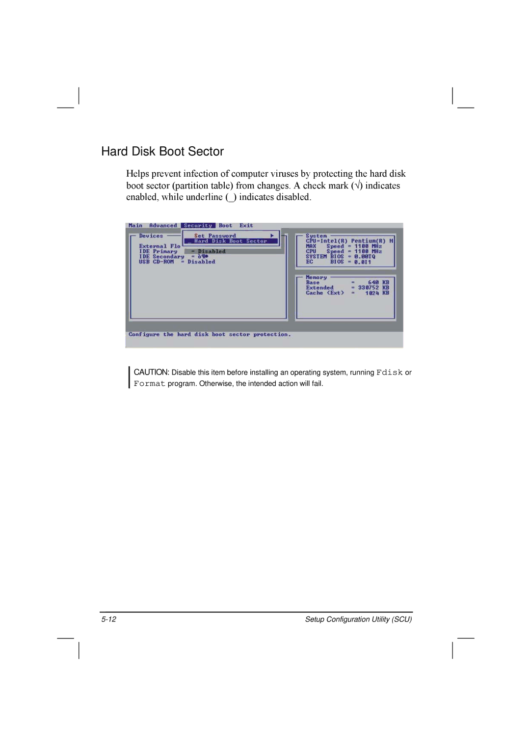 TAG 20 manual Hard Disk Boot Sector 