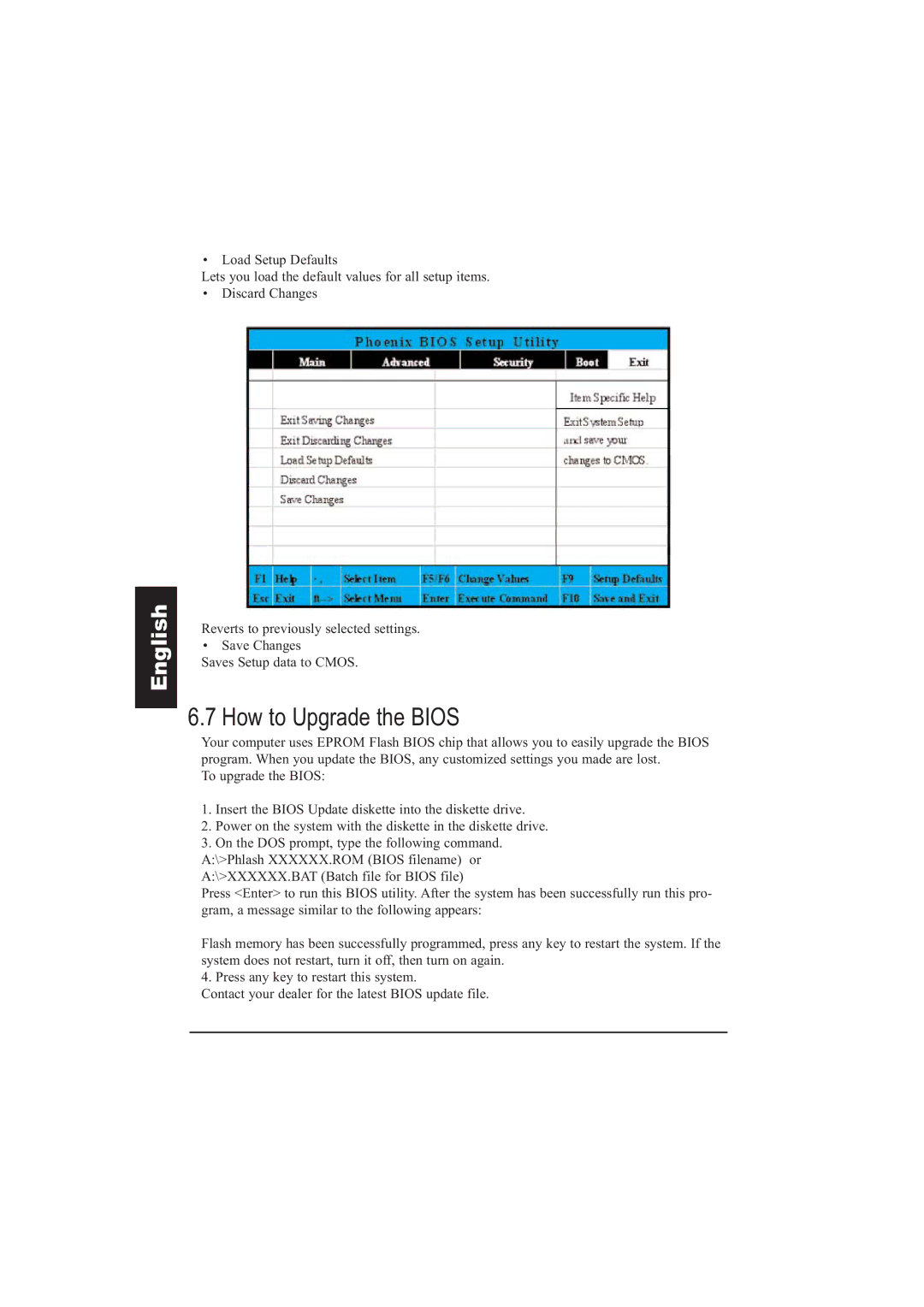 Taiwan Electrical & Electronic Manufacturers N930R manual How to Upgrade the Bios 