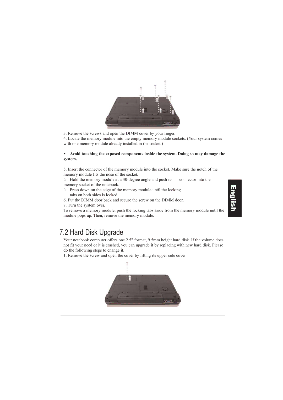 Taiwan Electrical & Electronic Manufacturers N930R manual Hard Disk Upgrade 