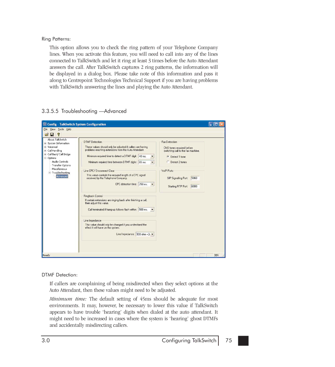 Talkswitch 48-CVA manual Troubleshooting -Advanced 