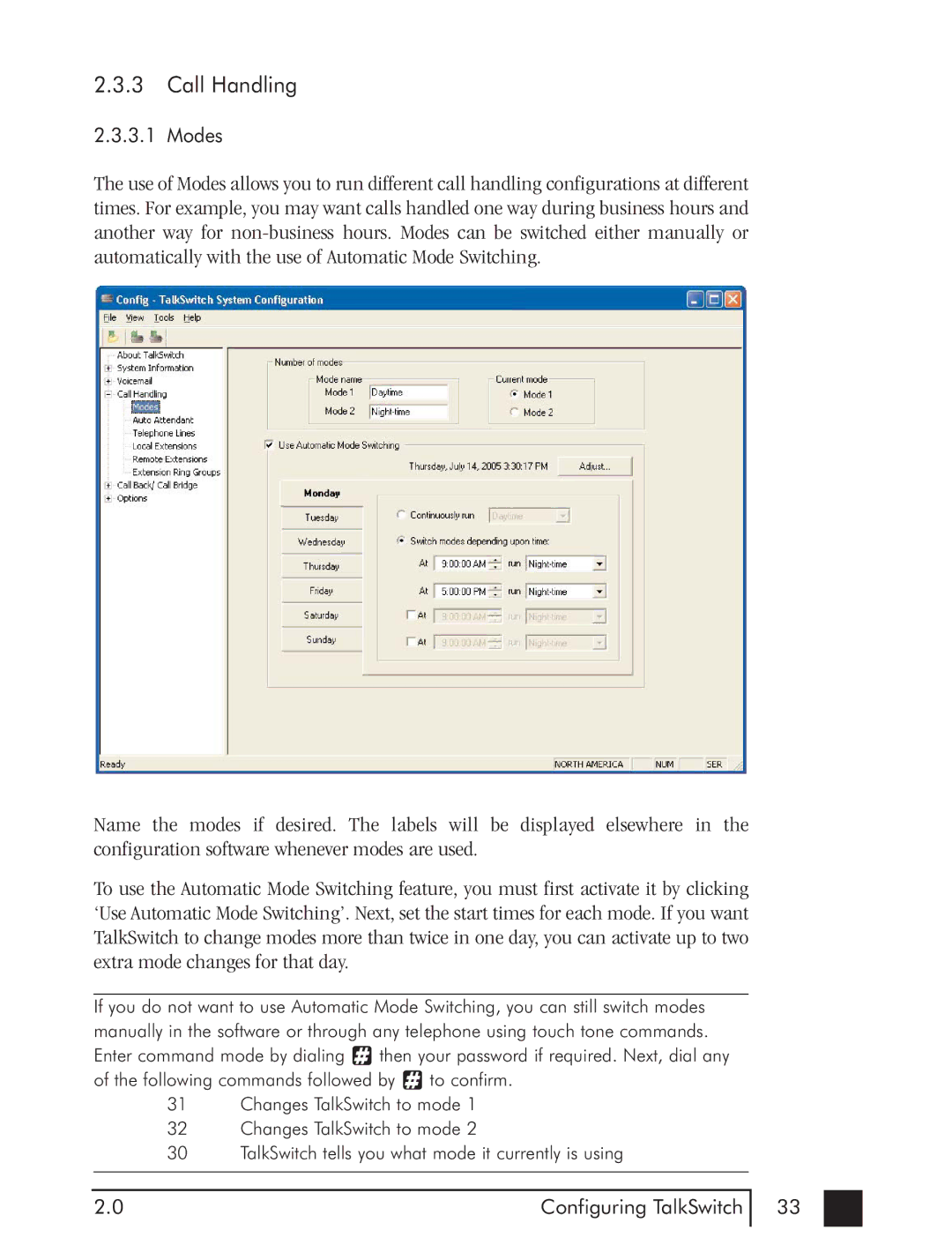 Talkswitch CTTS001021001 manual Call Handling 