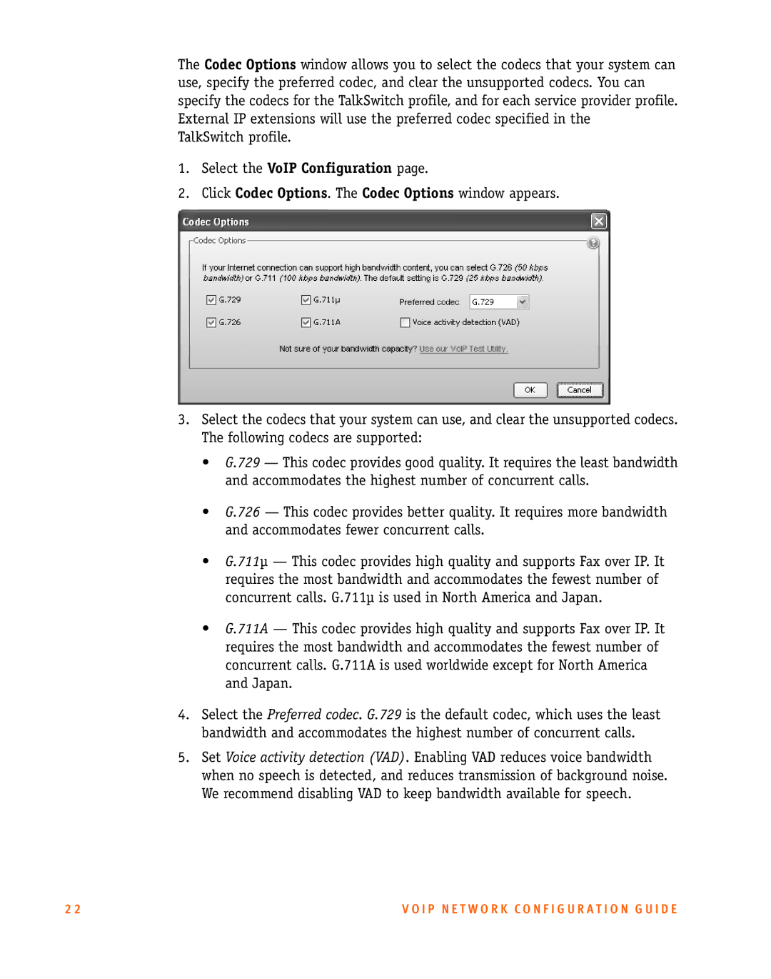 Talkswitch CT.TS005.002606 manual Select the VoIP Configuration 