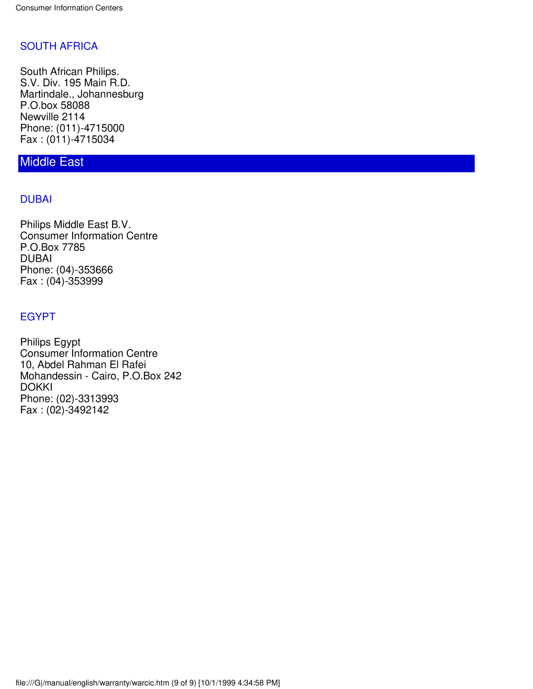 Tally Genicom 107B user manual South Africa, Dubai, Egypt 