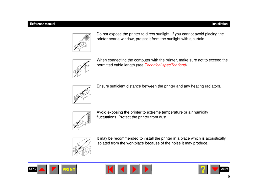 Tally Genicom 2250, 2150 Reference manual Installation 