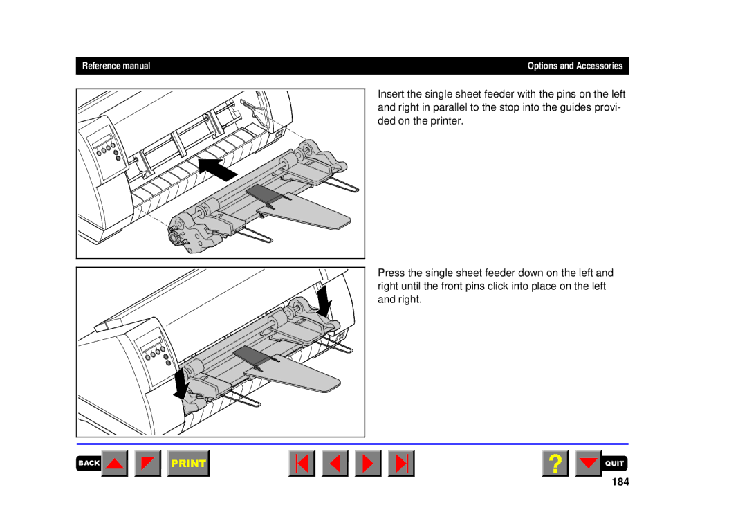 Tally Genicom 2250, 2150 manual 184 