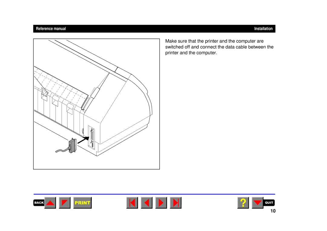 Tally Genicom 2250, 2150 manual Print 