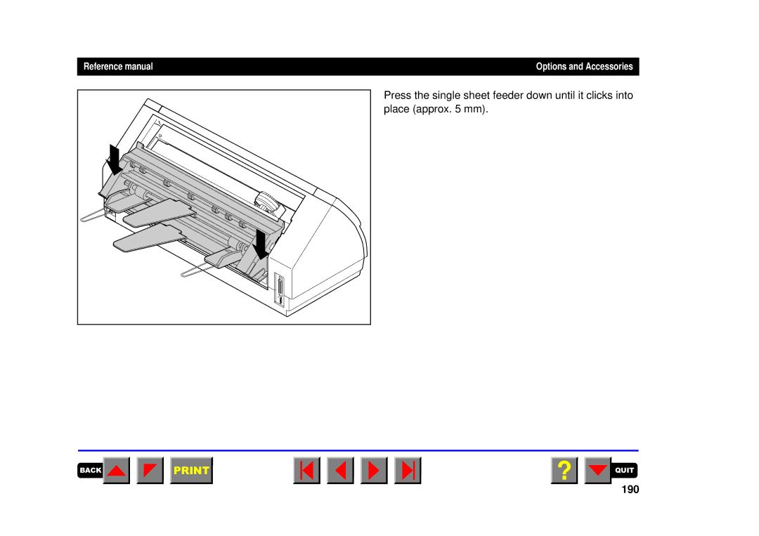 Tally Genicom 2250, 2150 manual 190 