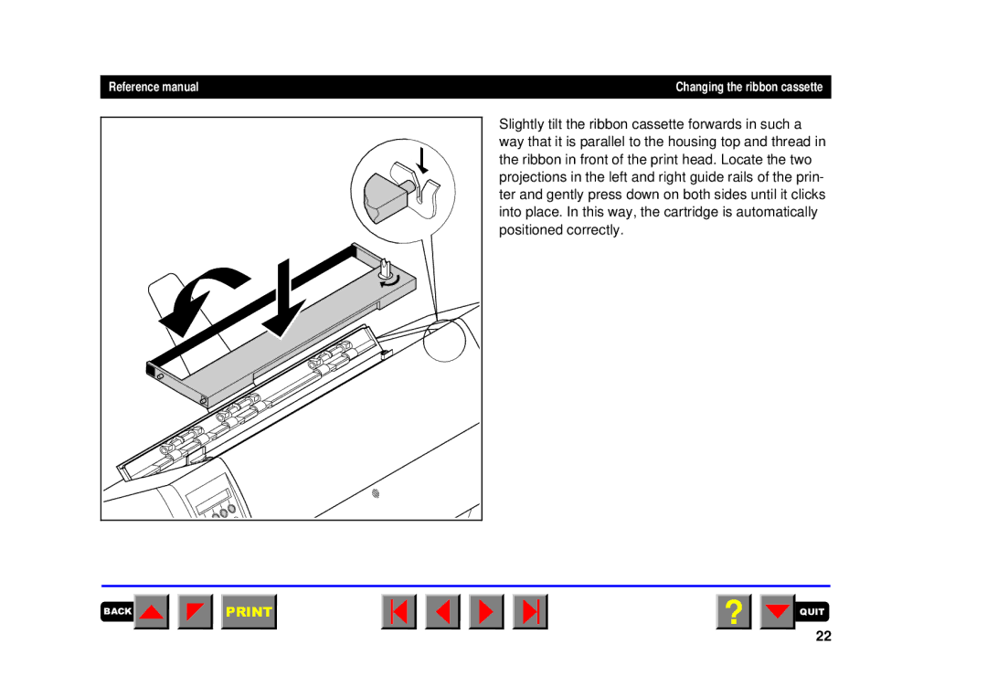 Tally Genicom 2250, 2150 manual Print 