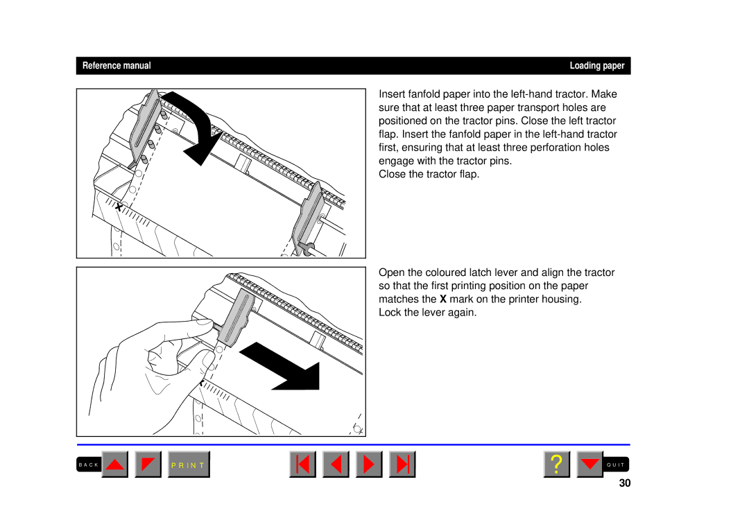 Tally Genicom 2250, 2150 manual Print 