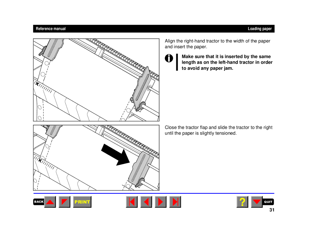 Tally Genicom 2150, 2250 manual Print 