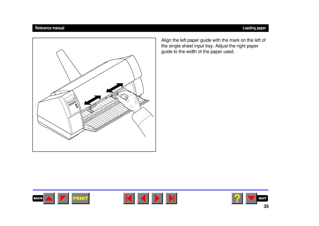 Tally Genicom 2150, 2250 manual Print 