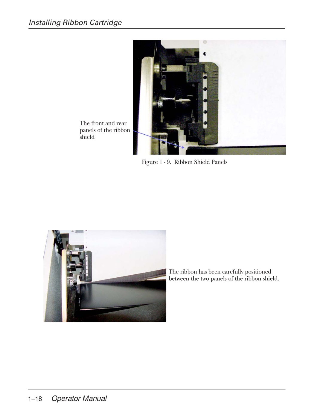 Tally Genicom 2900 manual 18Operator Manual 