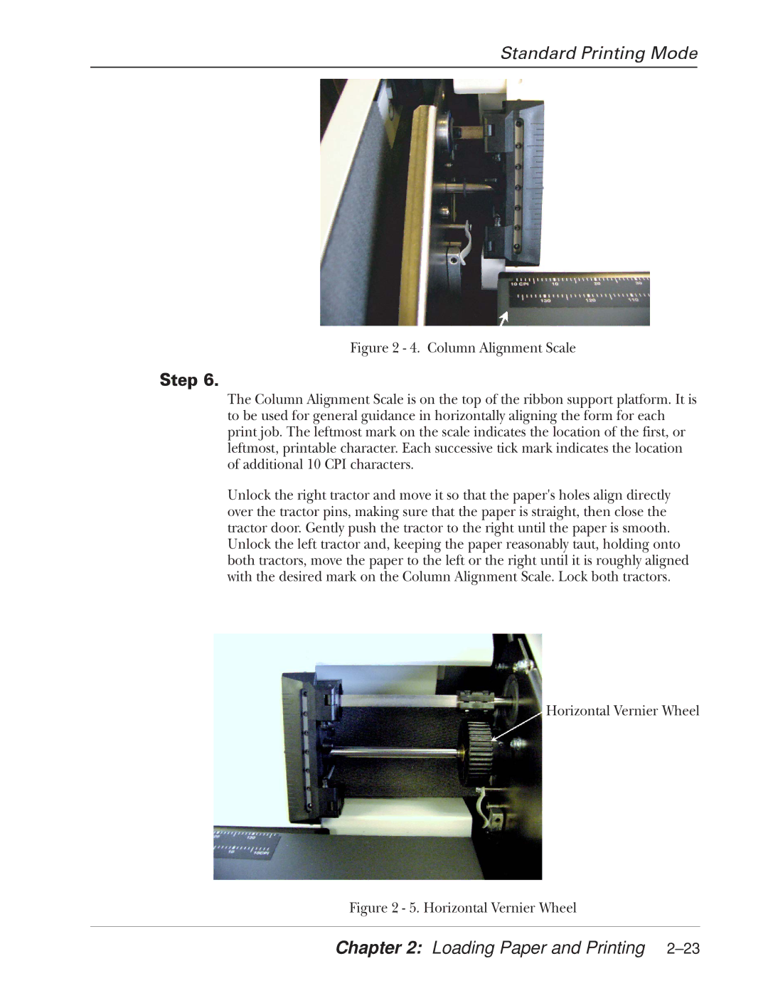 Tally Genicom 2900 manual Column Alignment Scale 