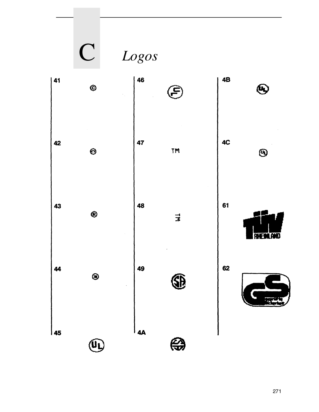 Tally Genicom 6600 manual Logos 