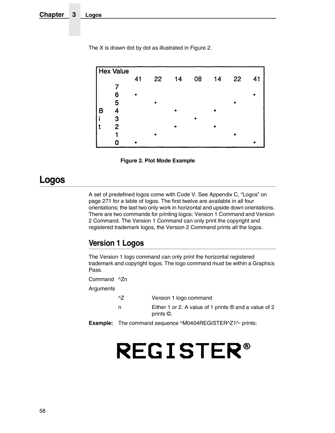 Tally Genicom 6600 manual Version 1 Logos 