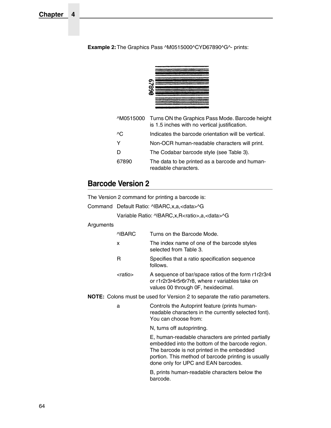 Tally Genicom 6600 manual Ibarc 