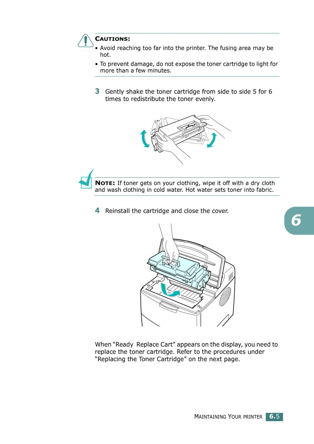 Tally Genicom 9025N manual Maintaining Your Printer 