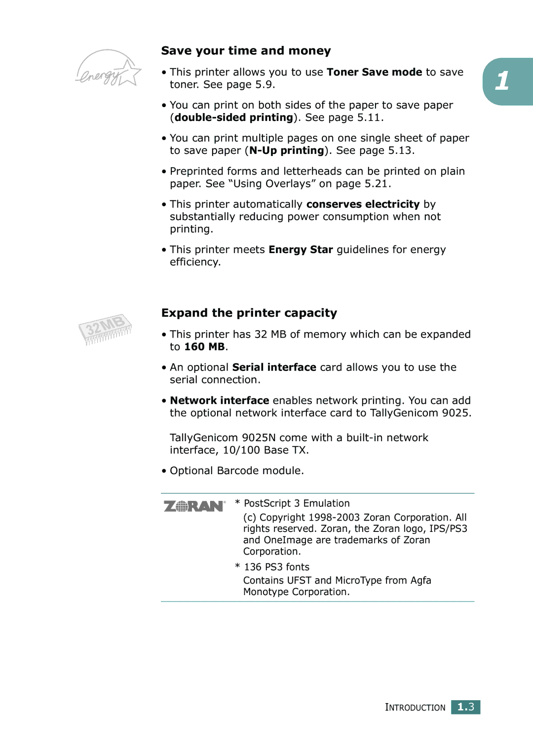 Tally Genicom 9025N manual Save your time and money, Expand the printer capacity 