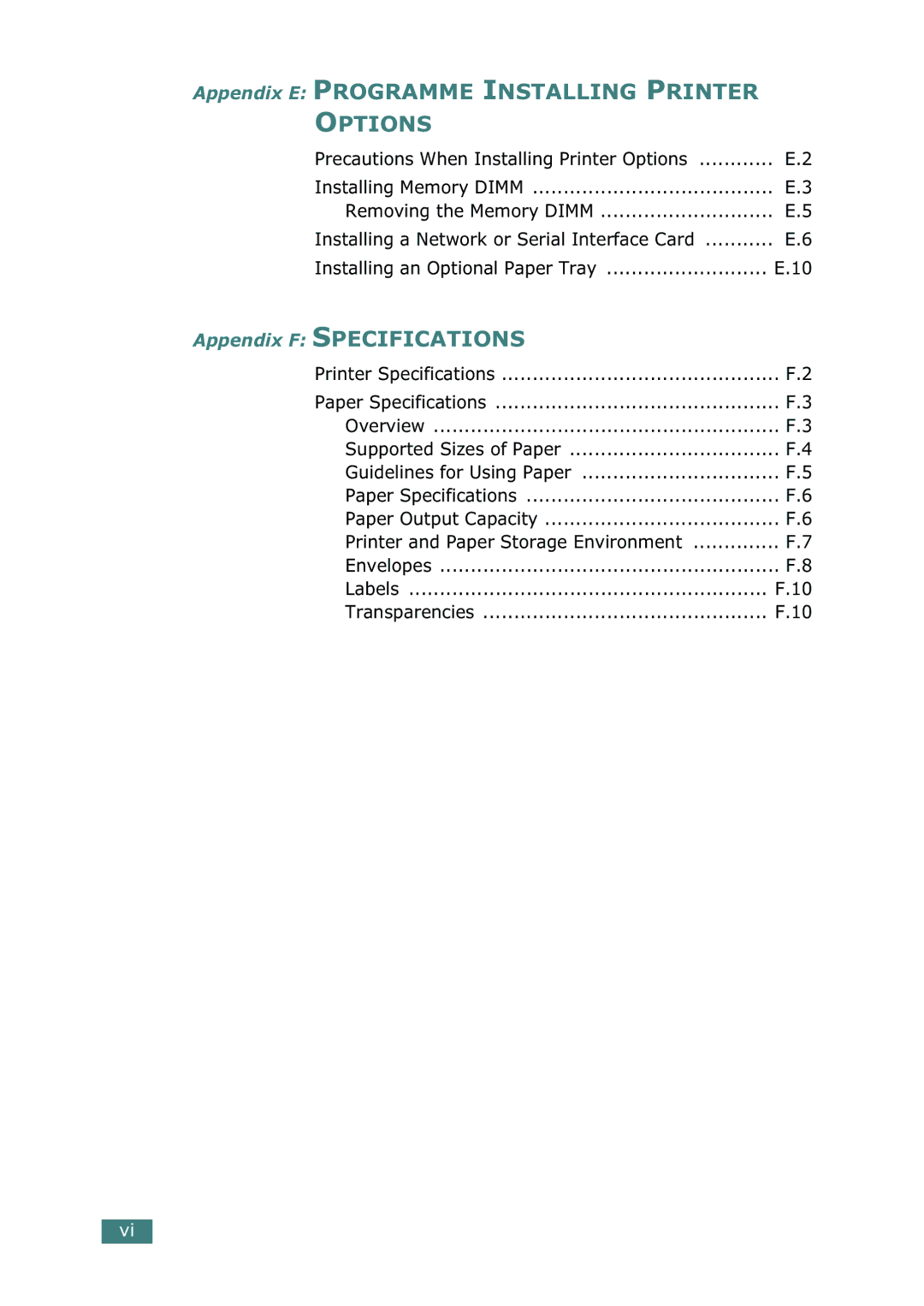 Tally Genicom 9025N manual Supported Sizes of Paper Guidelines for Using Paper, Printer and Paper Storage Environment 