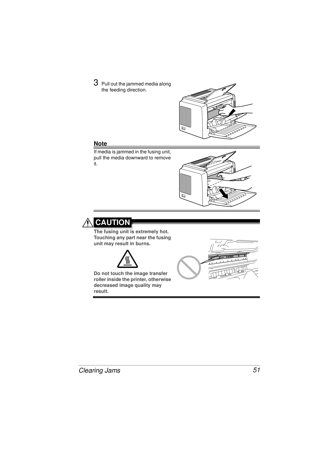 Tally Genicom 9316 manual Clearing Jams 