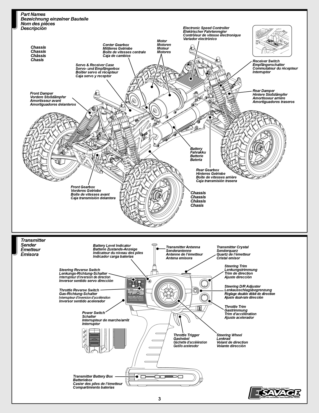 Tally Genicom I-12013-1 instruction manual Chassis Châssis Chasis Transmitter Sender Émetteur Emisora 