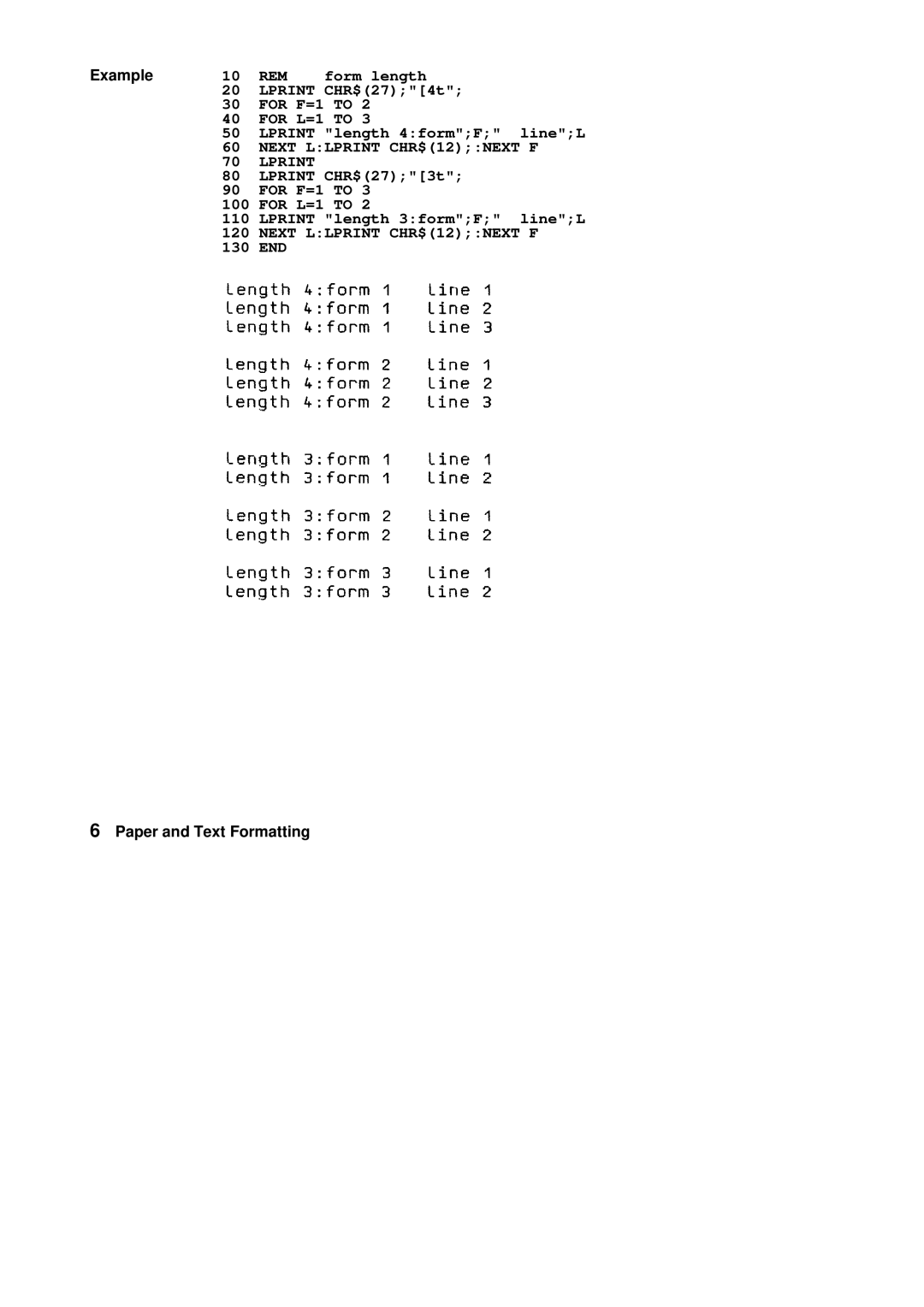 Tally Genicom Matrix Printer manual Rem 