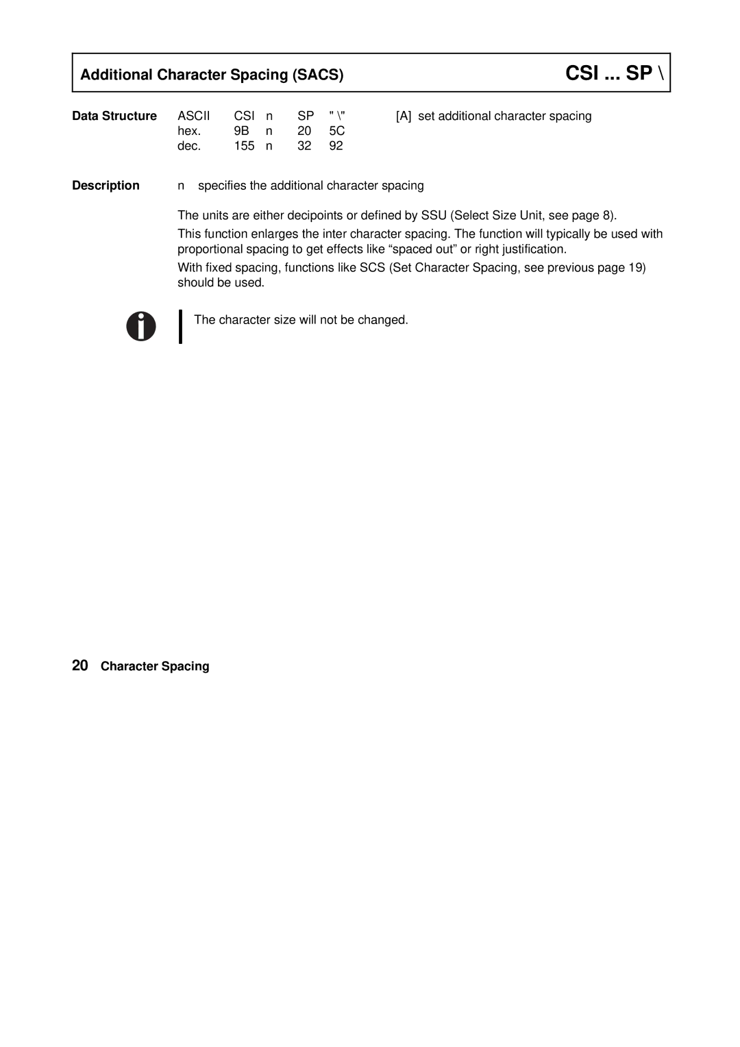 Tally Genicom Matrix Printer manual Csi ... Sp 