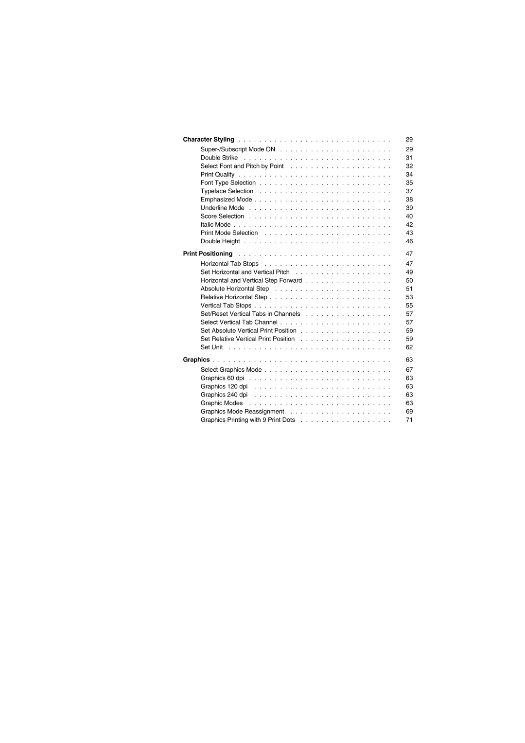 Tally Genicom Matrix Printer manual 