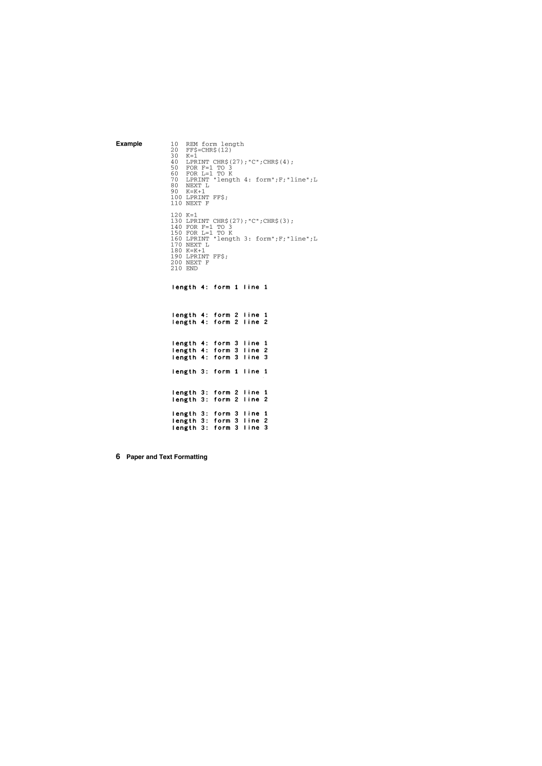 Tally Genicom Matrix Printer manual Next L 