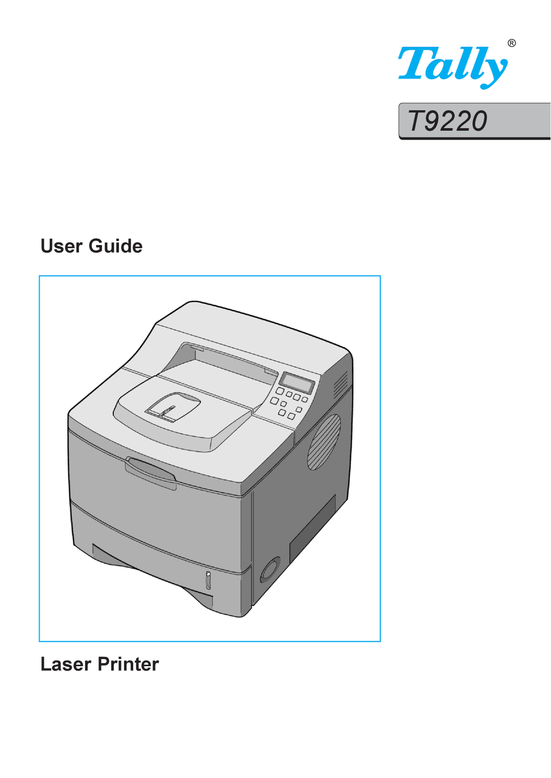 Tally Genicom T9220 manual 