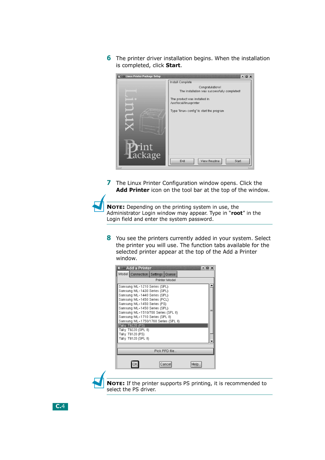 Tally Genicom T9220 manual 