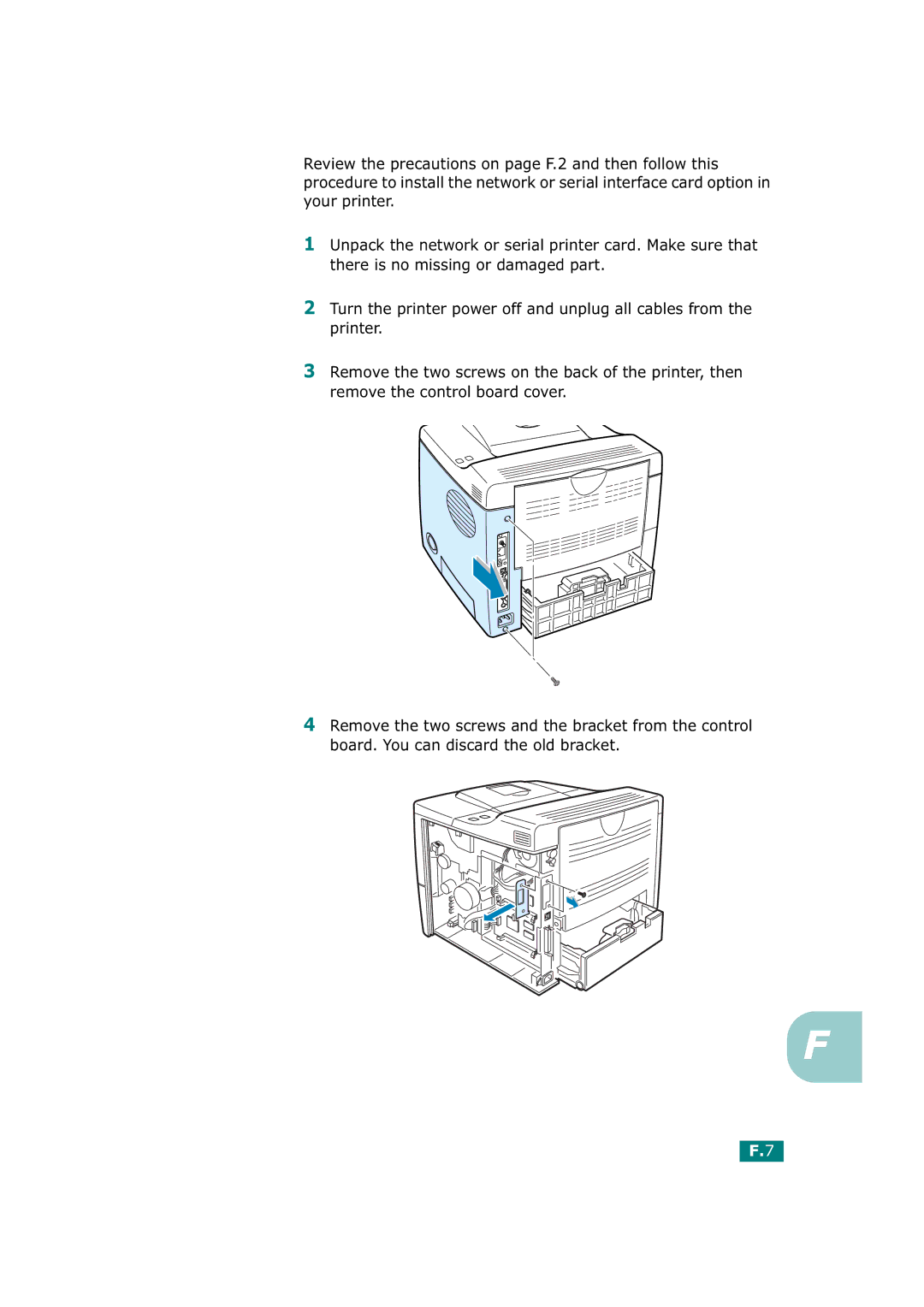 Tally Genicom T9220 manual 