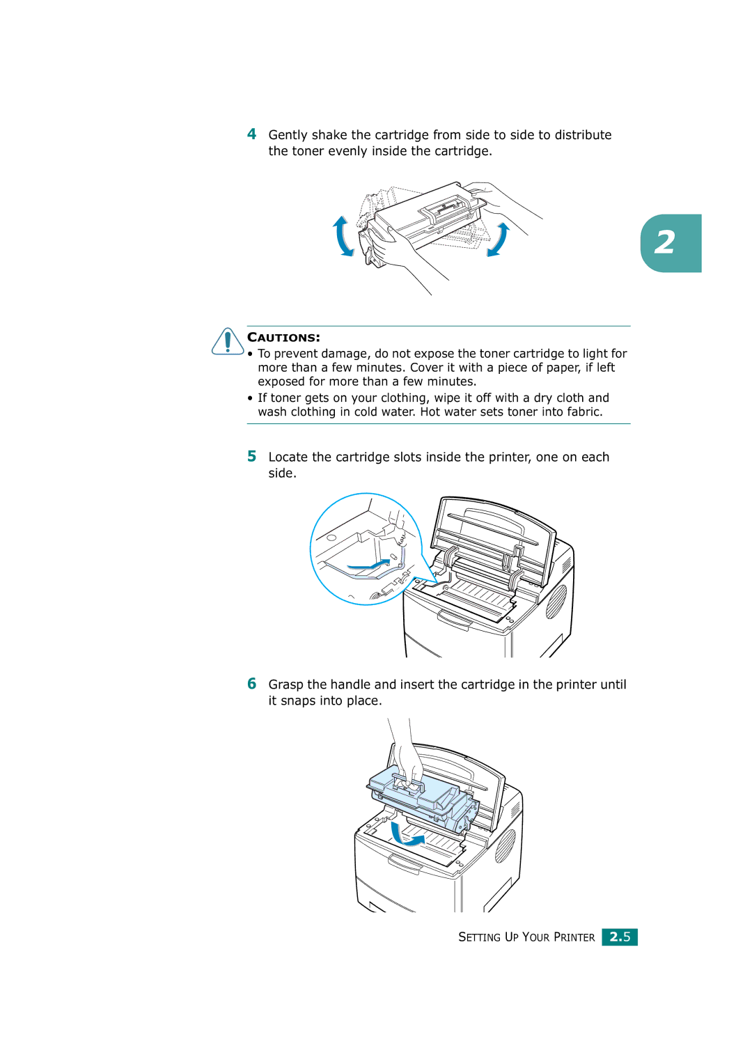 Tally Genicom T9220 manual Setting UP Your Printer 