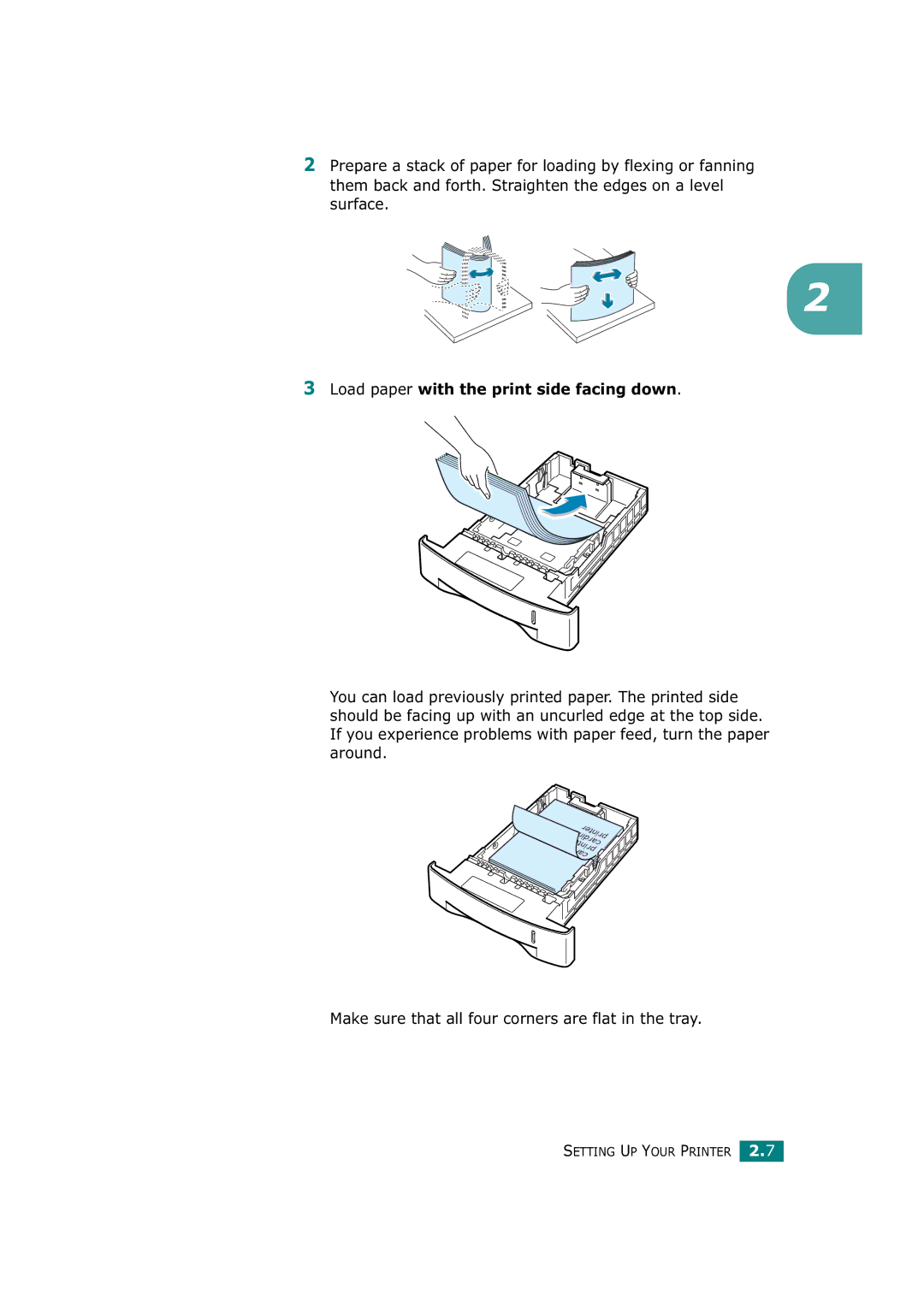 Tally Genicom T9220 manual Setting UP Your Printer 