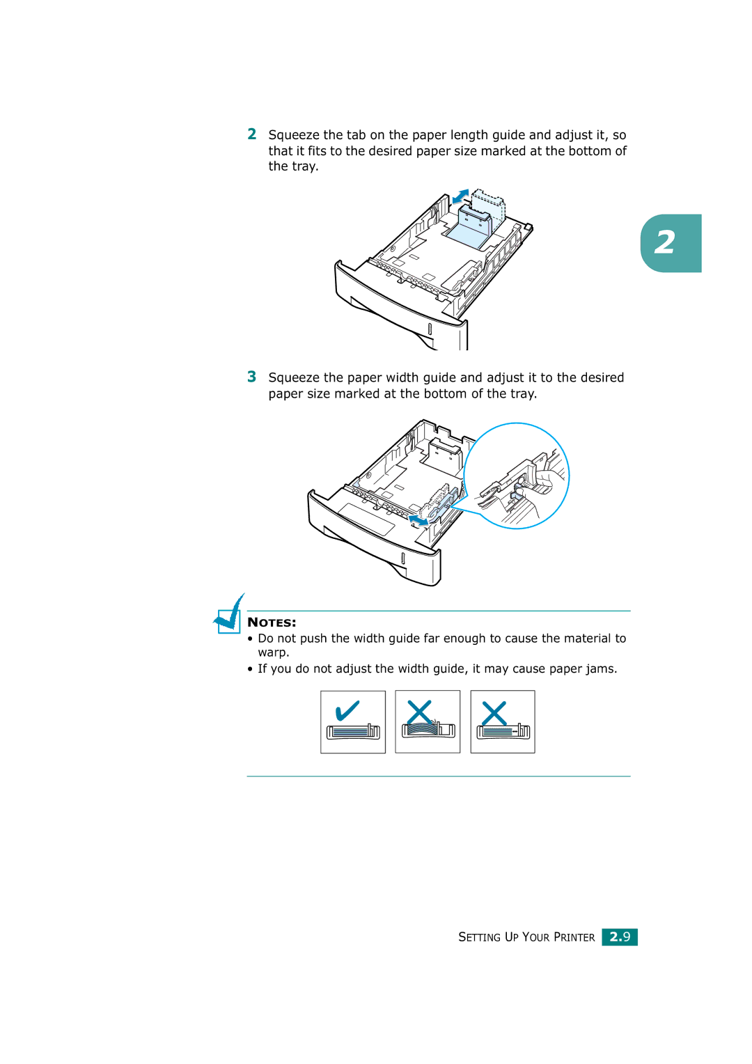 Tally Genicom T9220 manual Setting UP Your Printer 