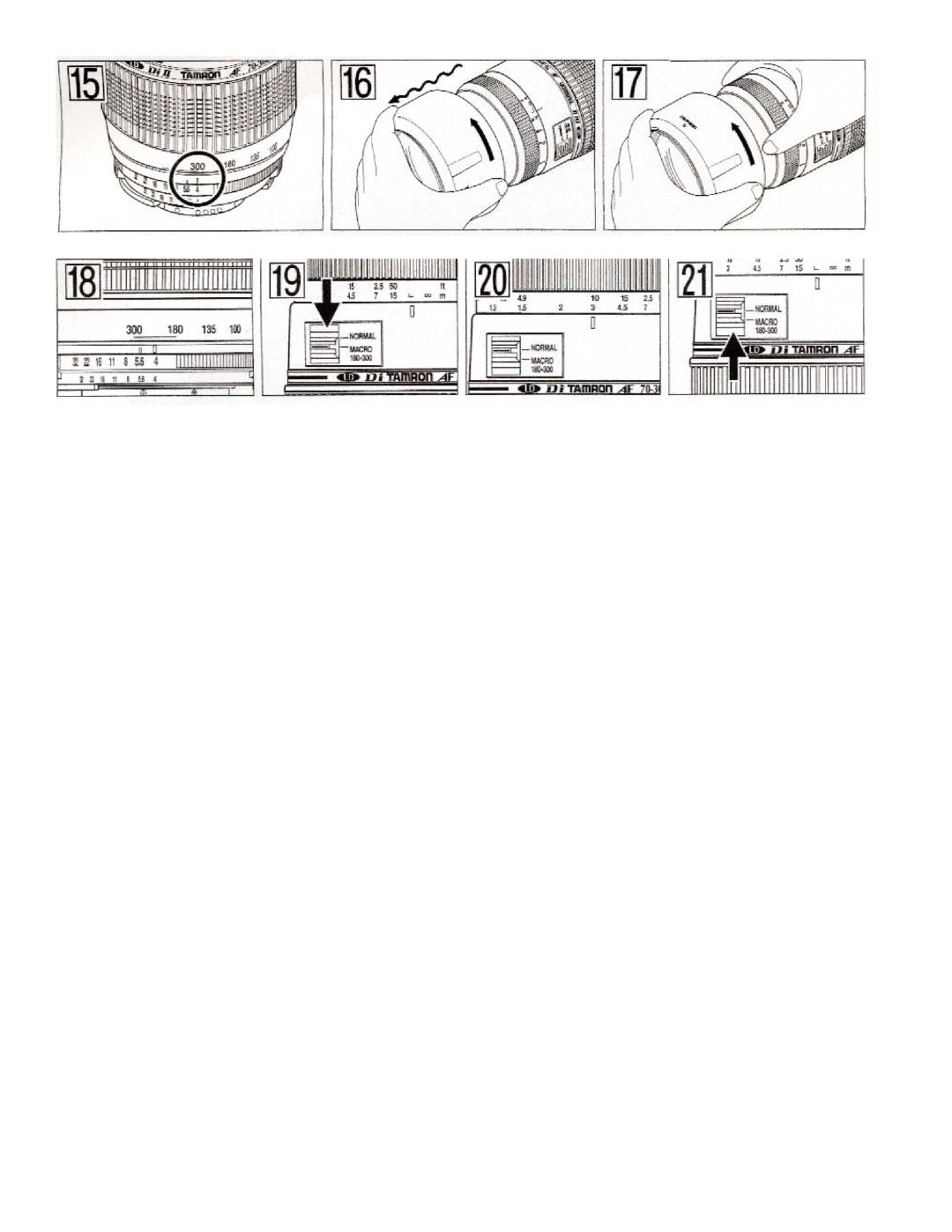 Tamron AF017P700, AF017NII700, AF017C700, AF017M700 owner manual 