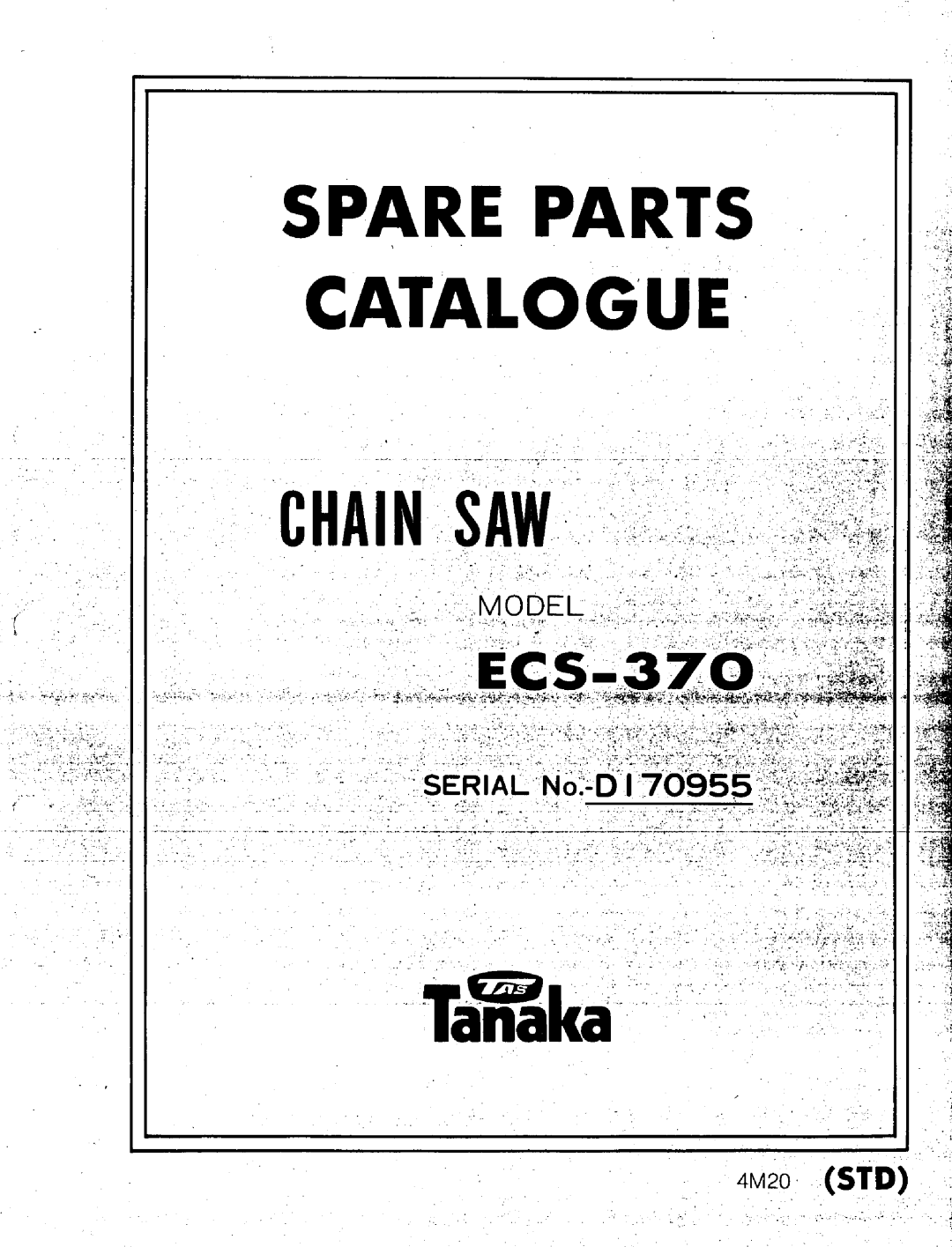 Tanaka ECS-370 manual 