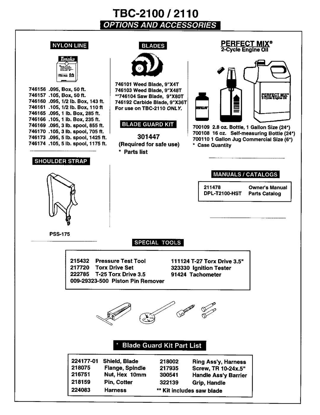 Tanaka TBC-2110/2100, TBC-2100 manual 