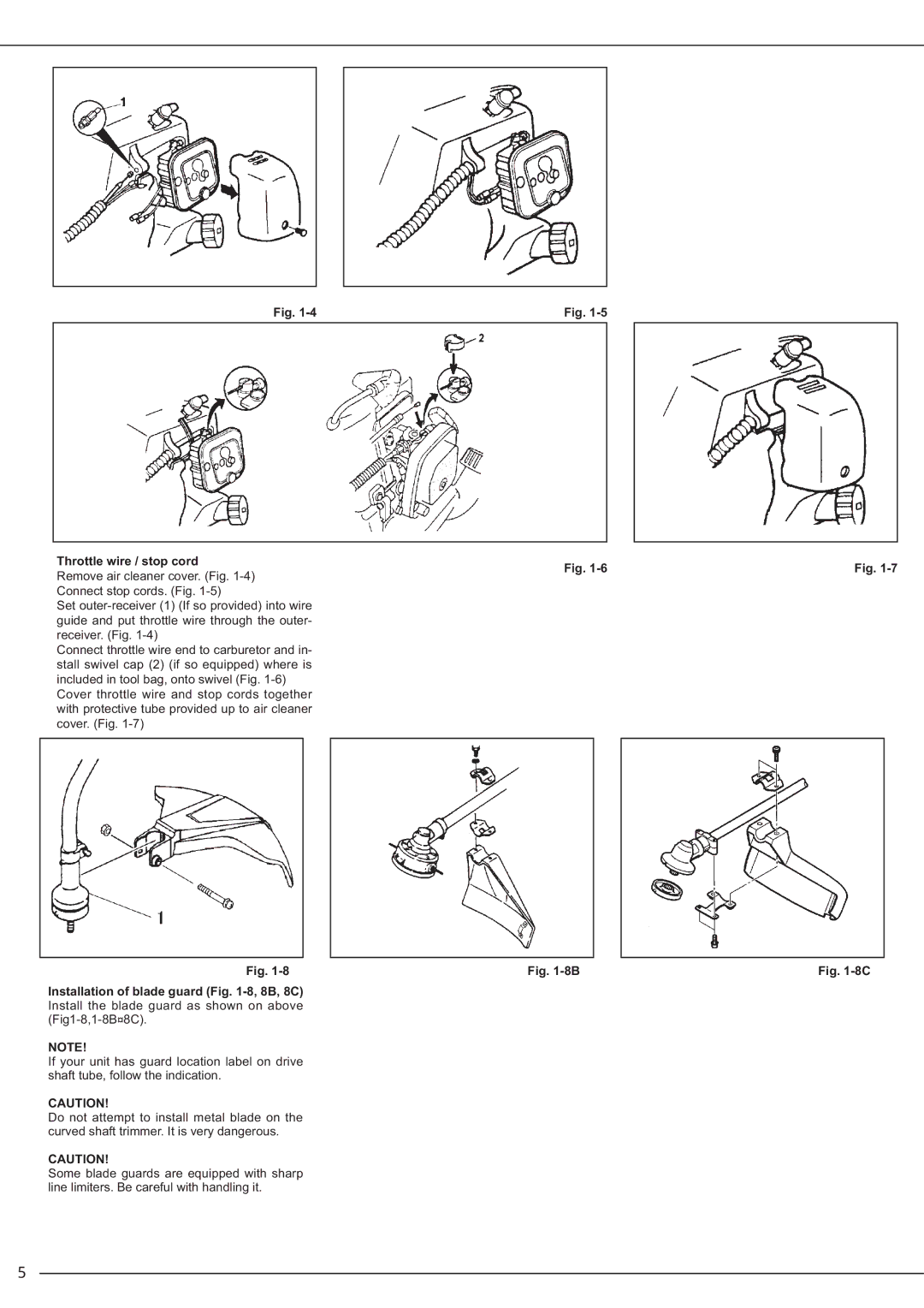 Tanaka TBC-260SF manual Lj, 7KURWWOHZLUHVWRSFRUG, Lj, Lj% 