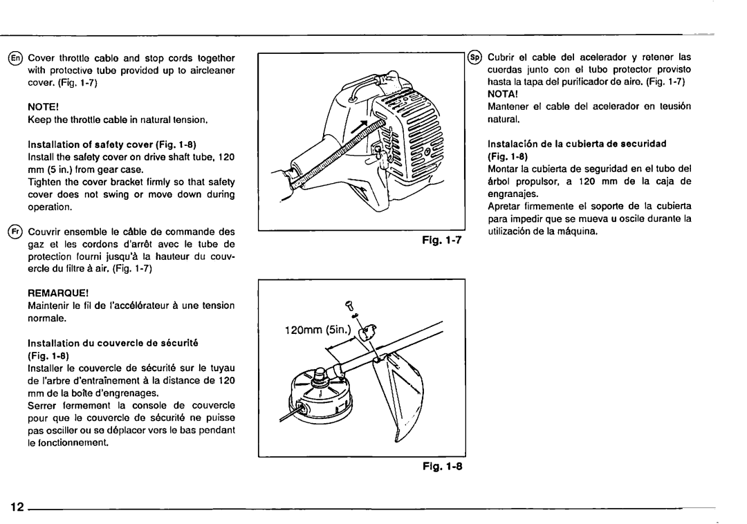 Tanaka TBC-265, TBC-3010, TBC-300, TBC-SDH, TBC-DH, TBC-220 manual 