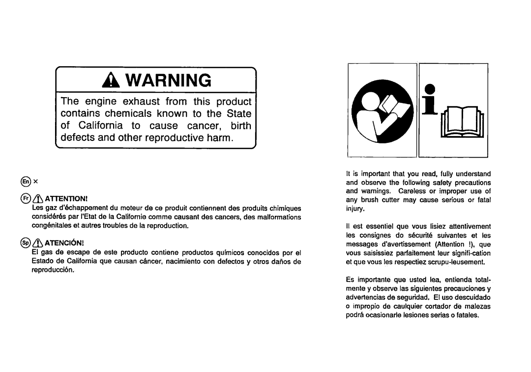 Tanaka TBC-SDH, TBC-3010, TBC-300, TBC-DH, TBC-265, TBC-220 manual 